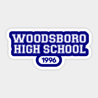 Woodsboro High School (White Variant) Sticker